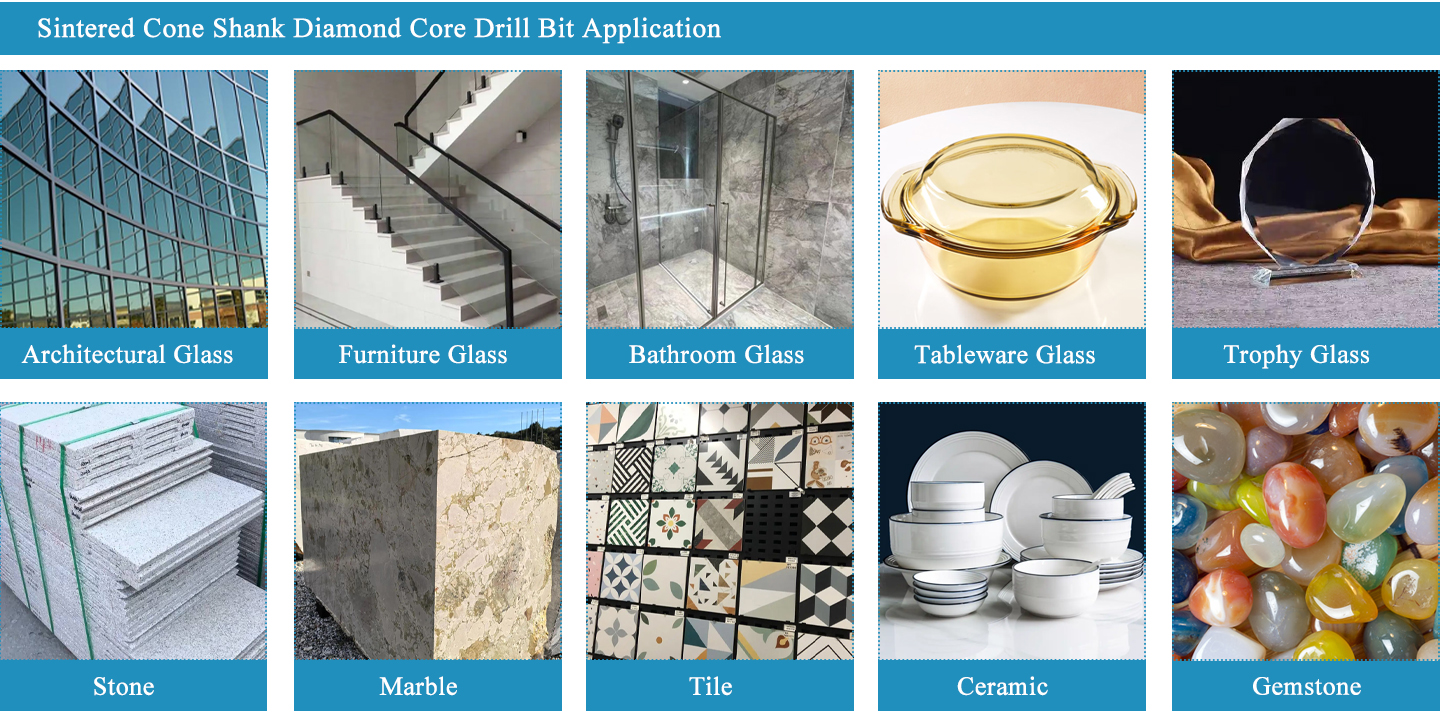 Cone Shank Diamond Core Drill Bit 03